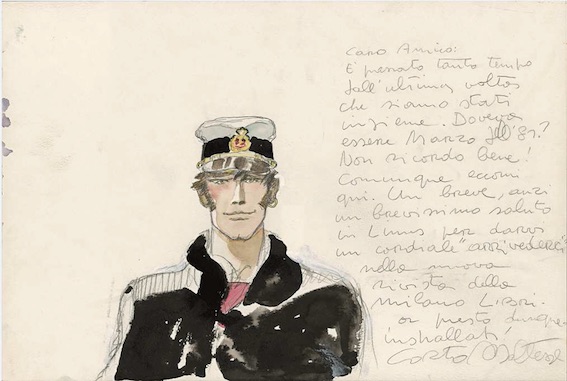 Corto Maltese – Portrait (1983) © Cong SA. Suisse. Tous droits réservés Affiche du film « Il Trono Nerpo » (Le Rois des Îles) de Byron Haskin avec Burt Lancaster (1954)