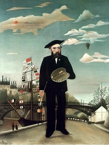 Douanier Rousseau, Moi-même, portrait paysage Douanier Rousseau, Moi-même, portrait paysage