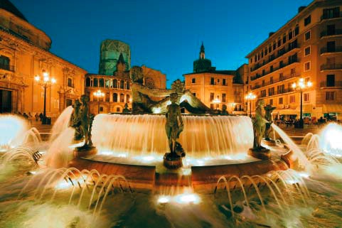 Valencia, Place de la cathédrale © Pierre Aimar