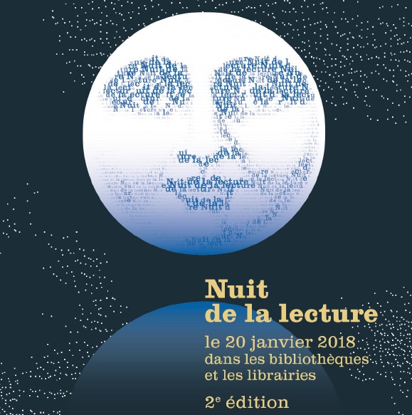 Deuxième édition de la Nuit de la lecture dans les bibliothèques et les librairies le 20 janvier 2018