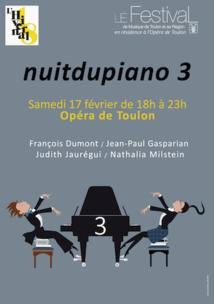 « Les Classiques du Festival » 2017 – 2018, festival de musique en résidence à l’Opéra de Toulon « Les Classiques du Festival » 2017 – 2018, festival de musique en résidence à l’Opéra de Toulon