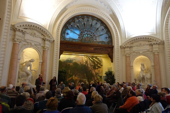 Les Salons d’Émilie. Concert thématique « la flûte de Pan avec  Michel Tirabosco », Palais Lumière, Evian, 21/01/18