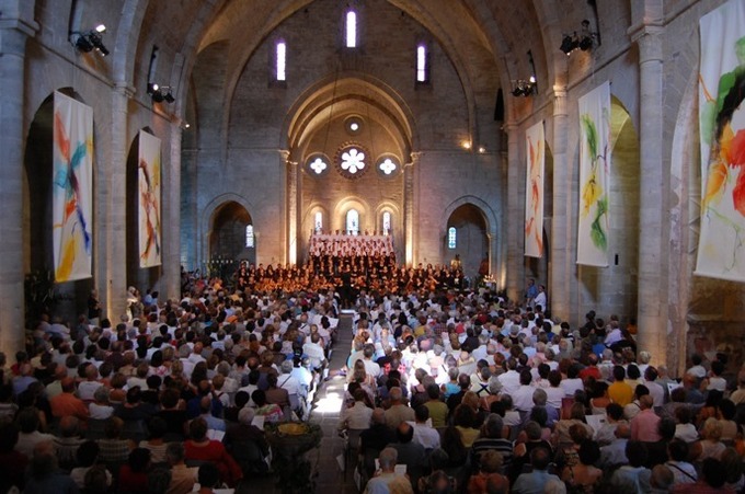 Concert en l'abbaye de Sylvanès © dr