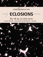19 au 21 mai, Les élèves du Conservatoire de Lyon présentent deux projets personnels au théâtre des Marronniers 19 au 21 mai, Les élèves du Conservatoire de Lyon présentent deux projets personnels au théâtre des Marronniers