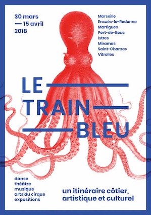 Le Train Bleu, du 30 mars au 15 avril 2018, un des événements de MP2018 « Quel Amour ! »