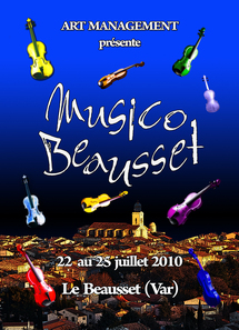 22 au 25 juillet 2010, Musico Beausset, musique classique au Beausset (Var)