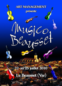 22 au 25 juillet 2010, Musico Beausset, musique classique au Beausset (Var) 22 au 25 juillet 2010, Musico Beausset, musique classique au Beausset (Var)