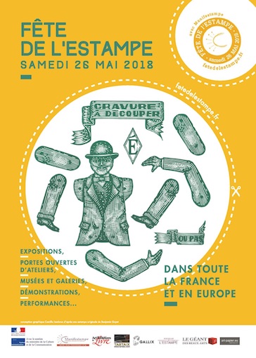 Fête de l'estampe dans toute la France et en Europe les 26 et 27 mai 2018