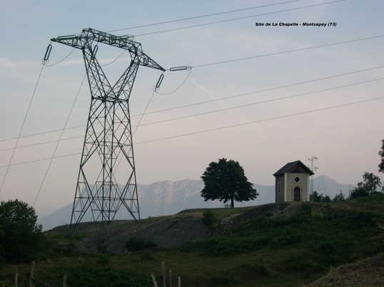 Le site de la chapelle de Montsapey (Maurienne) menacé par le passage d'une ligne de 400.000 volts