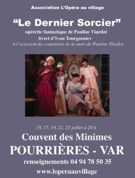 15 au 23 juillet, L’Opéra au Village à Pourrières, Var