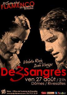27 août 10, Flamenco avec Violeta Ruiz & Iván Vargas au Dômes de Rivesaltes