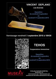 3.9.10 au 17.9.10,  exposition Vincent Deplano & Tehos au Museaav, Nice
