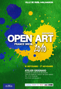 9.09 au 1.11.10 : Open art 2010 - France Brésil, rencontre internationale d'artistes à Rueil Malmaison 9.09 au 1.11.10 : Open art 2010 - France Brésil, rencontre internationale d'artistes à Rueil Malmaison