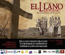 15-19.09.10 : El Llano au théâtre Espace 44, Lyon 15-19.09.10 : El Llano au théâtre Espace 44, Lyon
