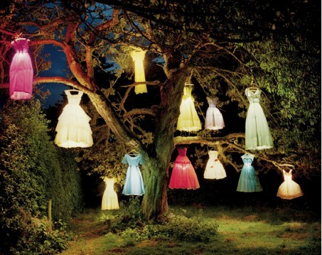 Tim Walker, Dress Lamp Tree, 2002