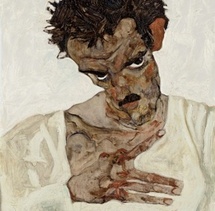 Egon Schiele, Selbstbildnis mit gesenktem Kopf, 1912 Leopold Museum, Wien Egon Schiele, Selbstbildnis mit gesenktem Kopf, 1912 Leopold Museum, Wien