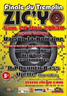 20.11.10 : Finale du tremplin Zicyo, musiques rock, Vaison-la-Romaine