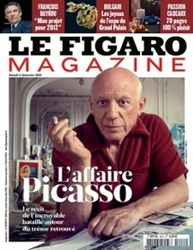 L’affaire Picasso par Eric Biétry-Rivierre paru dans Le Figaro Magazine du samedi 11 décembre 2010