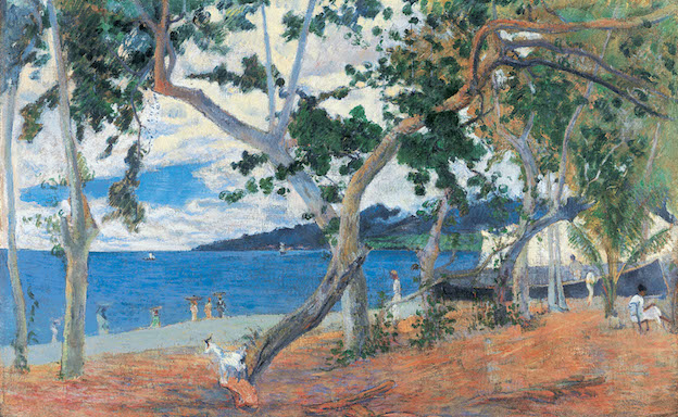 Paul Gauguin, 'Coastal Landscape from Martinique (The Bay of Saint-Pierre, Martinique), 1887', Oil on canvas, 54 x 90 cm, Ny Carlsberg Glyptotek, Copenhagen