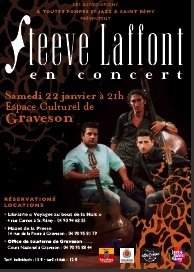 Steeve Laffont en concert, Espace Culturel de Graveson (St-Rémy de Provence), le 22 janvier 2011 Steeve Laffont en concert, Espace Culturel de Graveson (St-Rémy de Provence), le 22 janvier 2011