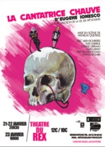 théâtre : La Cantatrice Chauve d'Eugène Ionesco, au théâtre du Rex, Feyzin, les 21 au 23 janvier 2011