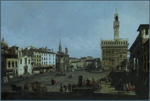 Bernardo Bellotto. La Piazza della Signoria à Florence © Szépmu_vészeti Múzeum, Budapest Bernardo Bellotto. La Piazza della Signoria à Florence © Szépmu_vészeti Múzeum, Budapest
