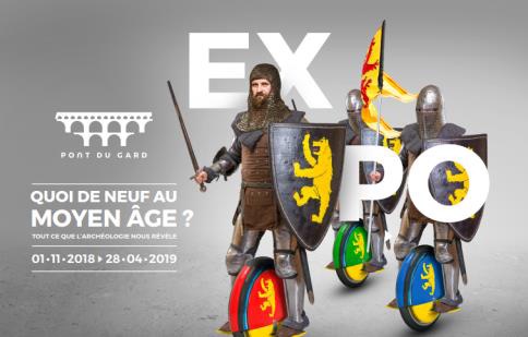 « Quoi de Neuf au Moyen Âge ? », la nouvelle expo renversante Universcience s’installe au Pont du Gard du 1er novembre 2018 au 28 avril 2019