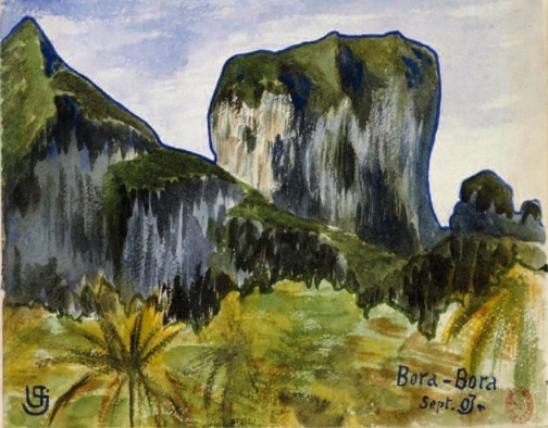 Victor Segalen, Bora-Bora © DR Victor Segalen, Bora-Bora © DR