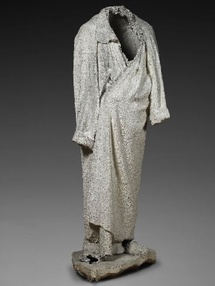 Robe de chambre de Balzac, plâtre, vers 1890, Meudon, ©musee Rodin, Paris