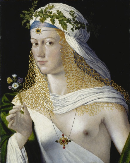Bartolomeo Veneto, Portrait de femme vers 1506-1510? Bois, 43,5 x 34,3 cm © Städel Museum - U. Edelmann