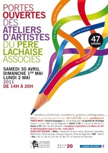 Portes ouvertes des Ateliers du Père Lachaise du 30 avril au 2 mai 2011 Portes ouvertes des Ateliers du Père Lachaise du 30 avril au 2 mai 2011
