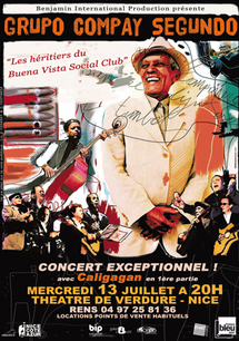 Grupo Compay Segundo « 100 años Compay », le 13 juillet 2011 au Théâtre de Verdure de Nice