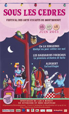 Festival des arts vivants de Montbonnot les 16, 17 et 18 juin 2011