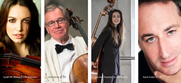 Sarah Mc Elravy, Arto Noras, Laurène Durantel, Itarm Golan © DR Sarah Mc Elravy, Arto Noras, Laurène Durantel, Itarm Golan © DR