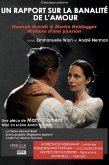 Tournon, Théâtre : Un rapport sur la banalité de l'amour, de Mario Diament, le 12/3/19 à 20h30
