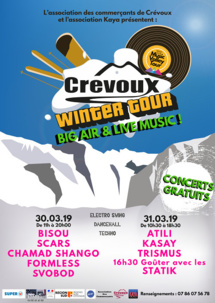 Crévoux Winter Tour, 30 et 31 mars 2019