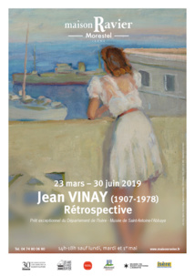 Exposition Jean Vinay (1907-1978), rétrospective, Maison Ravier, Morestel, du 23 mars au 30 juin 2019 Exposition Jean Vinay (1907-1978), rétrospective, Maison Ravier, Morestel, du 23 mars au 30 juin 2019