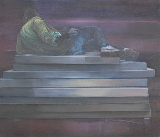 Amnésie, 2011 Huile sur toile 195 x 215 cm