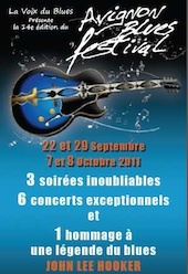 Hommage à John Lee Hooker à Avignon Blues Festival 2011, 7 et 8 octobre 2011 à Avignon