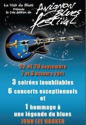 Hommage à John Lee Hooker à Avignon Blues Festival 2011, 7 et 8 octobre 2011 à Avignon Hommage à John Lee Hooker à Avignon Blues Festival 2011, 7 et 8 octobre 2011 à Avignon