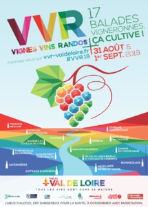 Vignes, vins, randos en Val de Loire 16e édition ! Vignes, vins, randos en Val de Loire 16e édition !