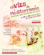 Envies de Méditerranée, Festival des cultures méditerranéennes au Pont du Gard du 24 au 30 octobre 2011