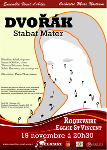 Stabat Mater de Dvorák par l'Ensemble Vocal d'Arles le 19 novembre 2011 à Roquevaire (13) Stabat Mater de Dvorák par l'Ensemble Vocal d'Arles le 19 novembre 2011 à Roquevaire (13)