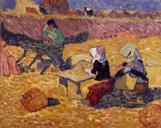 Louis Valtat, Les écaillères d’huitres à Arcachon, huile sur toile 65 x 81 cm, collection Fondation Regards de Provence