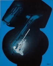 Icône pour Giuseppe Verdi, 1991. Acrylique sur papier maroufl é sur toile, 81 x 65 cm © Photographie de Michel Bourguet © ADAGP, Paris 2011.