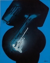 Icône pour Giuseppe Verdi, 1991. Acrylique sur papier maroufl é sur toile, 81 x 65 cm © Photographie de Michel Bourguet © ADAGP, Paris 2011. Icône pour Giuseppe Verdi, 1991. Acrylique sur papier maroufl é sur toile, 81 x 65 cm © Photographie de Michel Bourguet © ADAGP, Paris 2011.