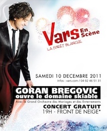 Goran Brégovic à Vars en scène le 10 décembre 2011