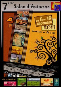 7ème salon des Arts Pigmentés, Galerie Jules Salles, Nîmes, du 6 au 16 décembre 2011 7ème salon des Arts Pigmentés, Galerie Jules Salles, Nîmes, du 6 au 16 décembre 2011
