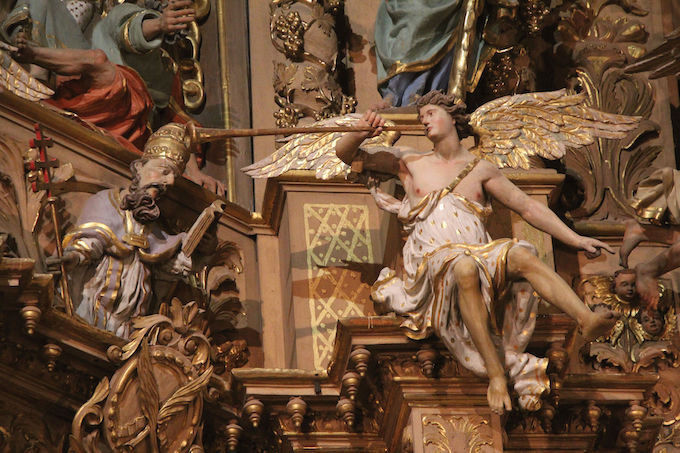 Église Saint-Pierre de Prades, le plus grand retable baroque de France (détail) © P. Aimar Église Saint-Pierre de Prades, le plus grand retable baroque de France (détail) © P. Aimar