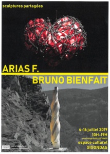 Gigondas (84), exposition de Sylvie Maitre, sculptrice, et Yoyo Ich, peintre, du 20 juin au 2 juillet à l'espace culturel Gigondas (84), exposition de Sylvie Maitre, sculptrice, et Yoyo Ich, peintre, du 20 juin au 2 juillet à l'espace culturel